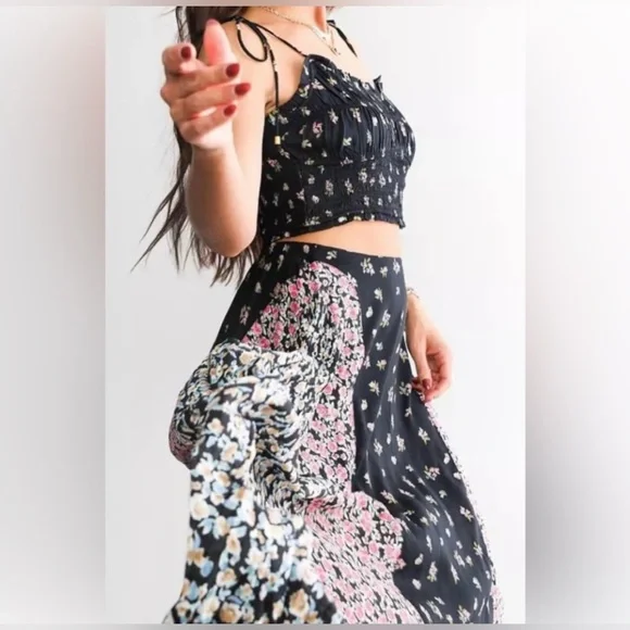 SOLD - NWOT FREE PEOPLE Kaia Set Black Large - Picture 3 of 13